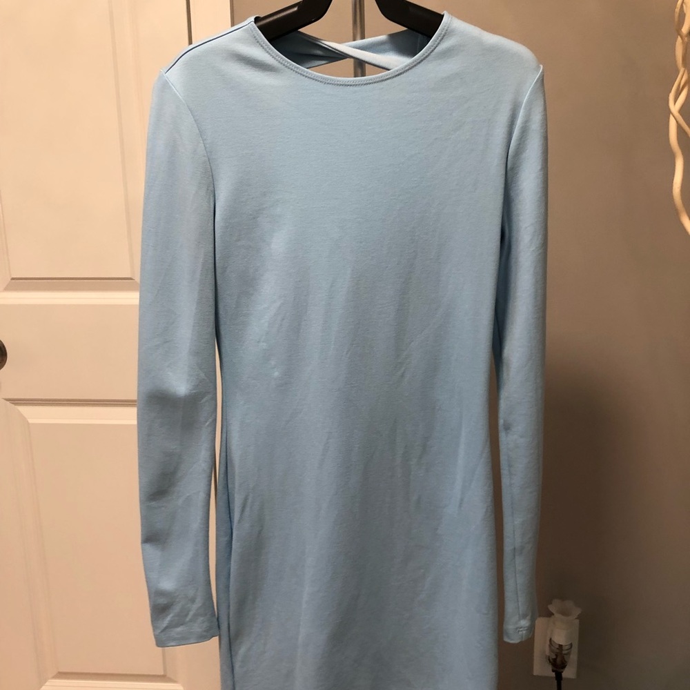 Kittenish Baby Blue Dress